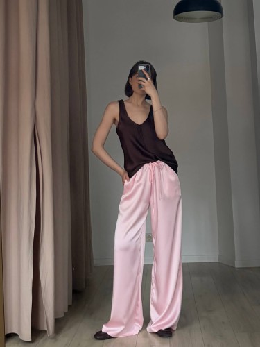 Брюки SILK (розовый)