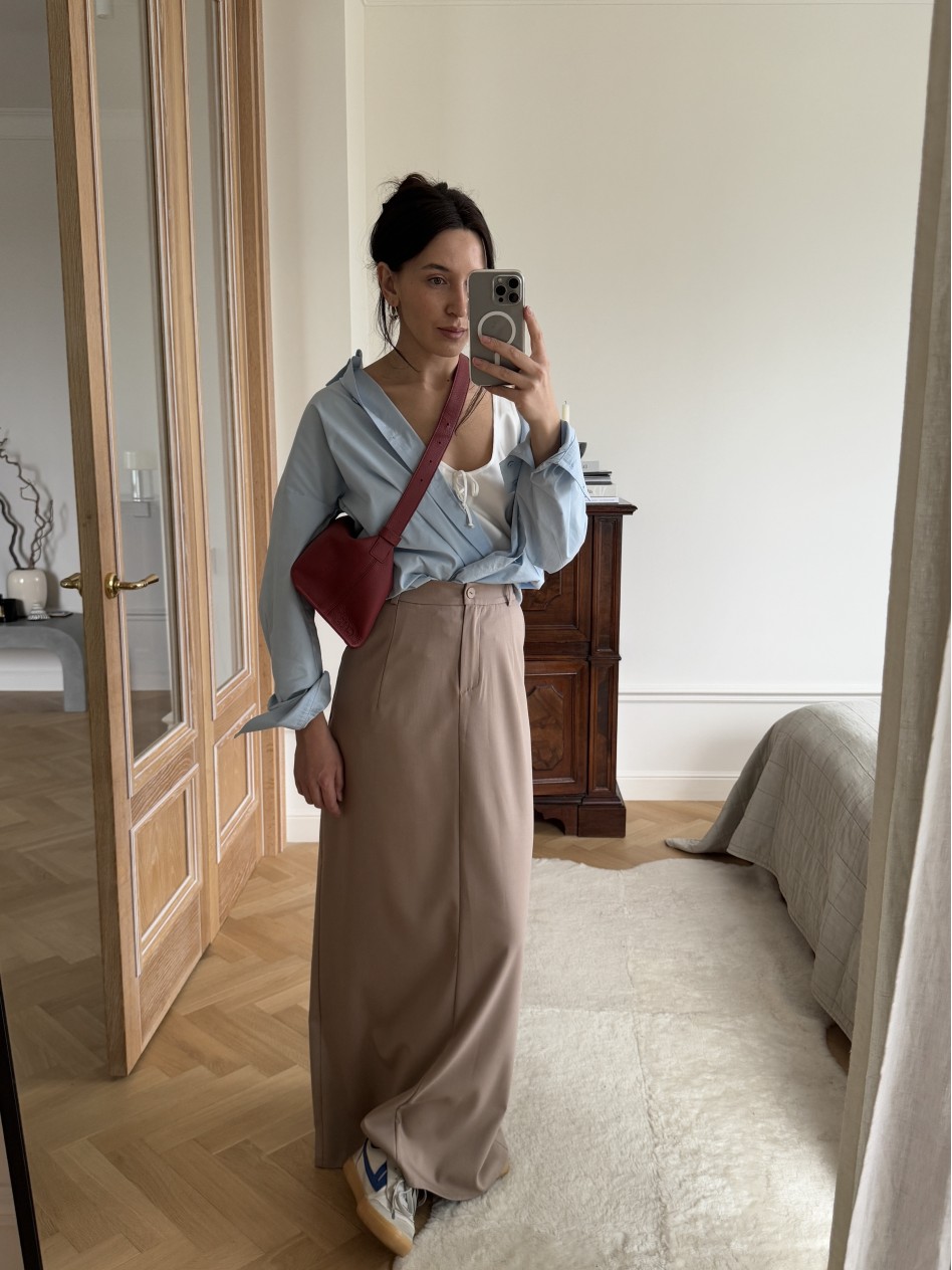 Юбка MAXI (бежевая)