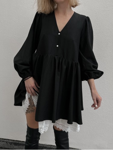 Платье Л2-SS (черное)