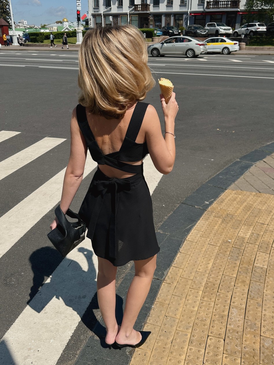 Платье SOUL MINI (черное)