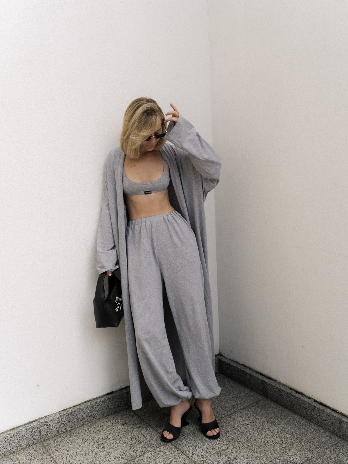 Костюм LAZY LUXE (серый меланж)