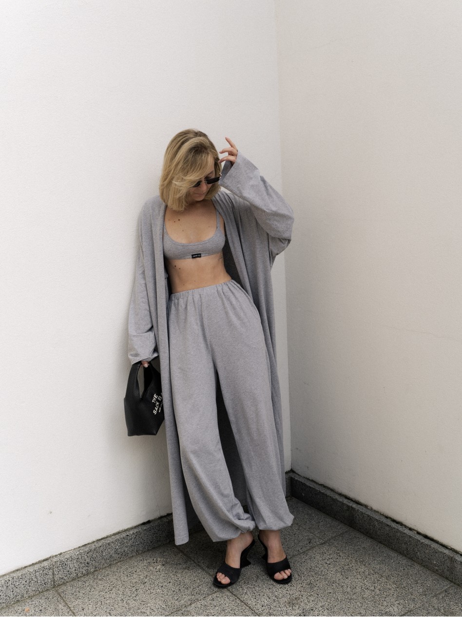Костюм LAZY LUXE (серый меланж)