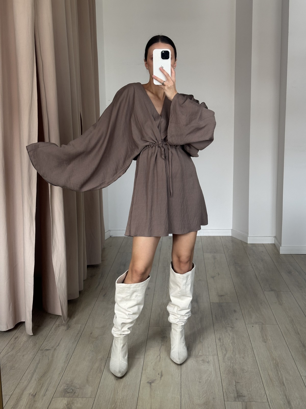 Платье ELLE MINI (молочный шоколад)