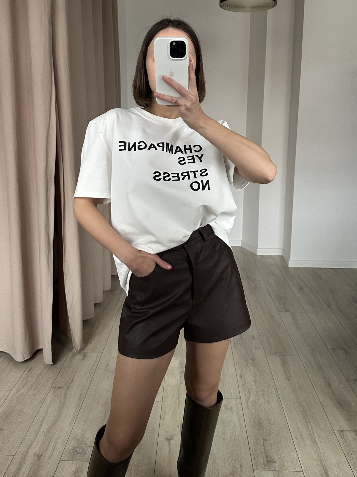 Шорты SKIN (шоколад)