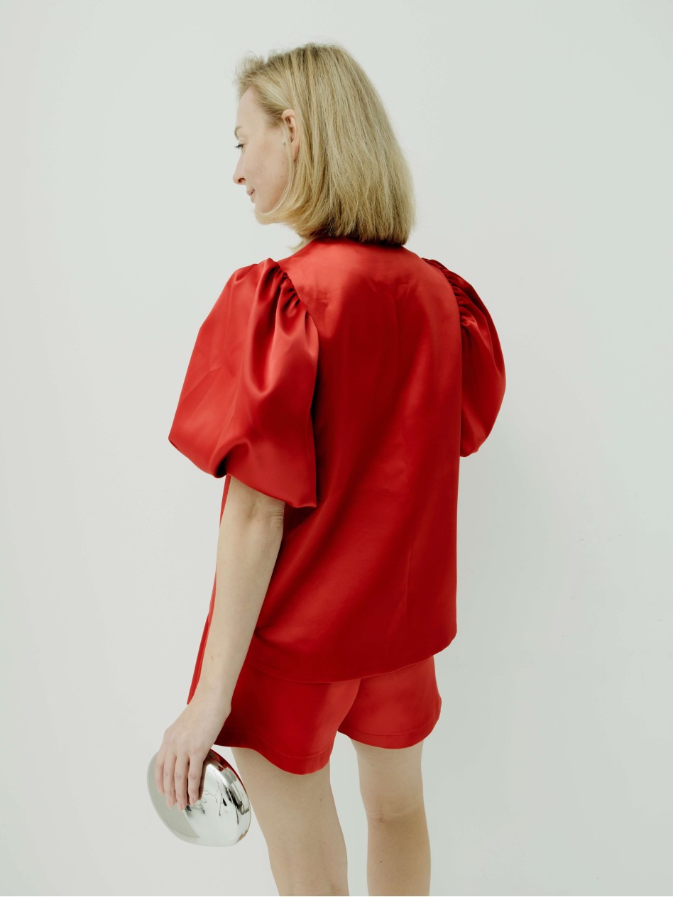 Жакет SATIN (красный)