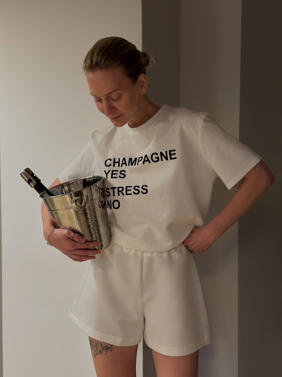 Шорты SATIN (крем)