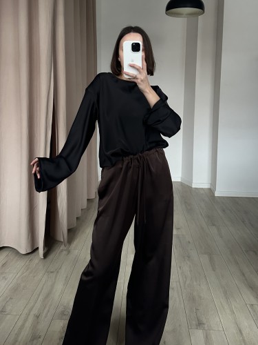 Лонгслив SILK (черный)