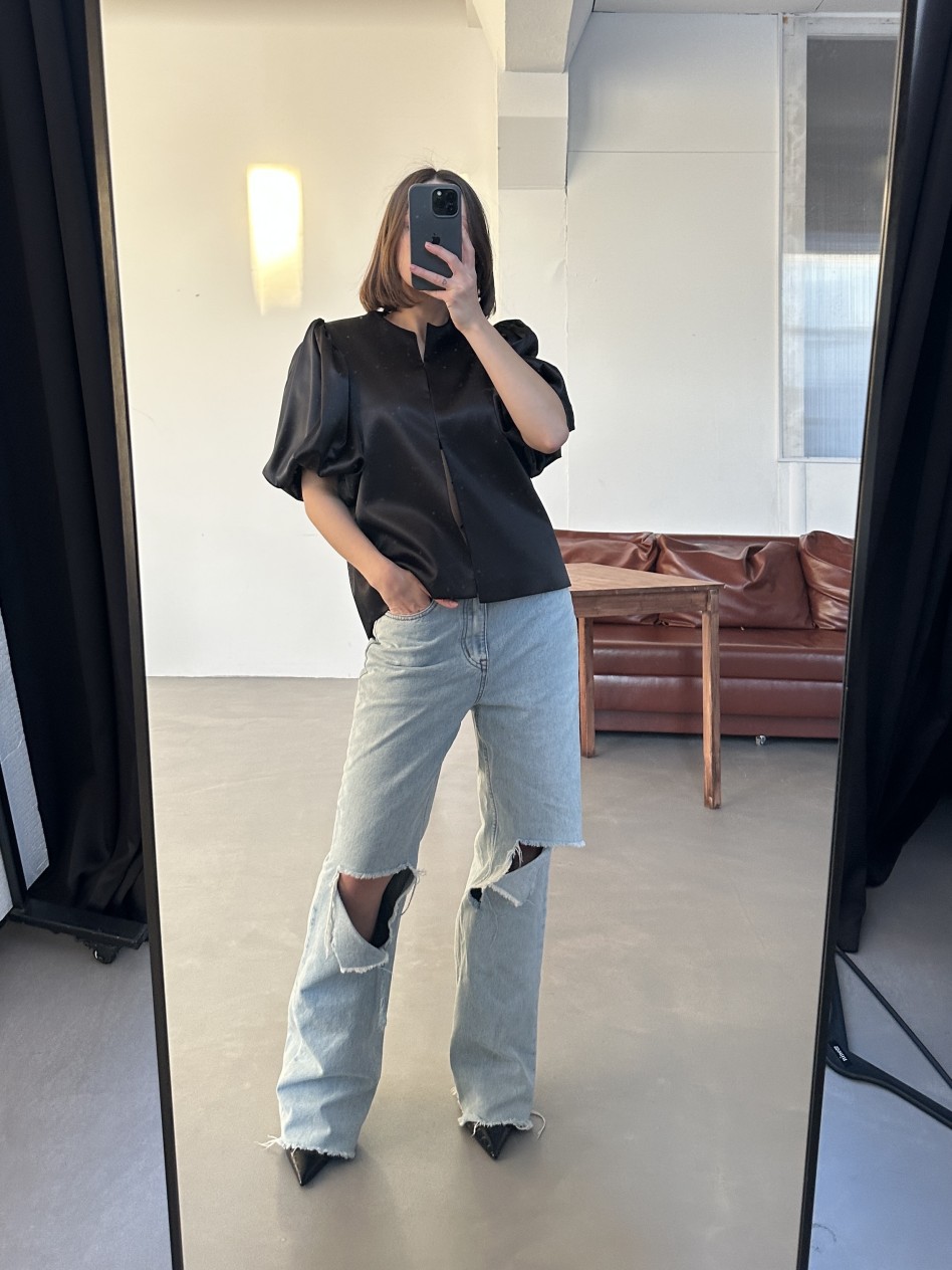 Жакет SATIN (черный)