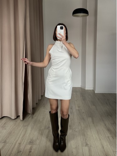 Платье ALBA MINI (молочное)