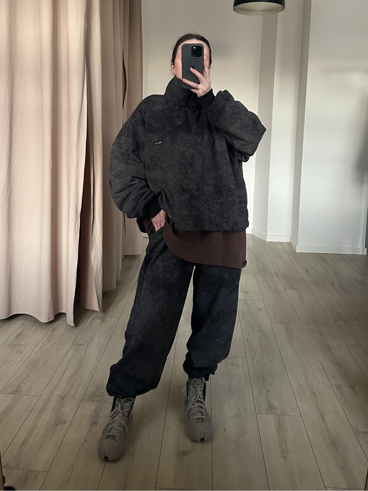 Джоггеры (темный меланж)