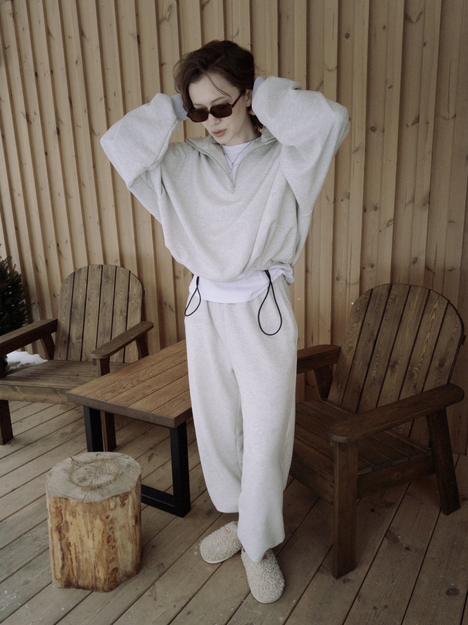 Джоггеры (светлый меланж)