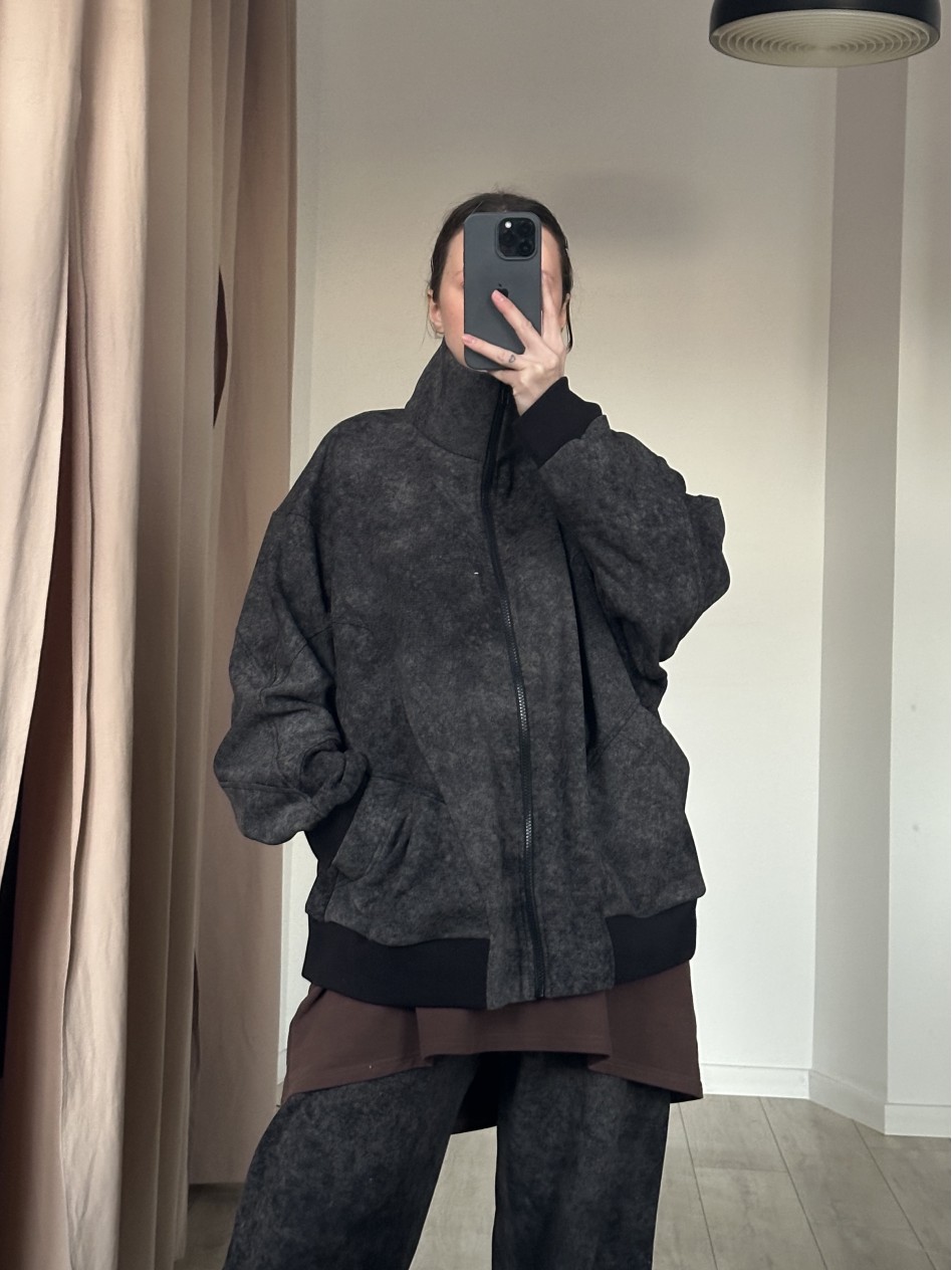 Олимпийка (темный меланж)