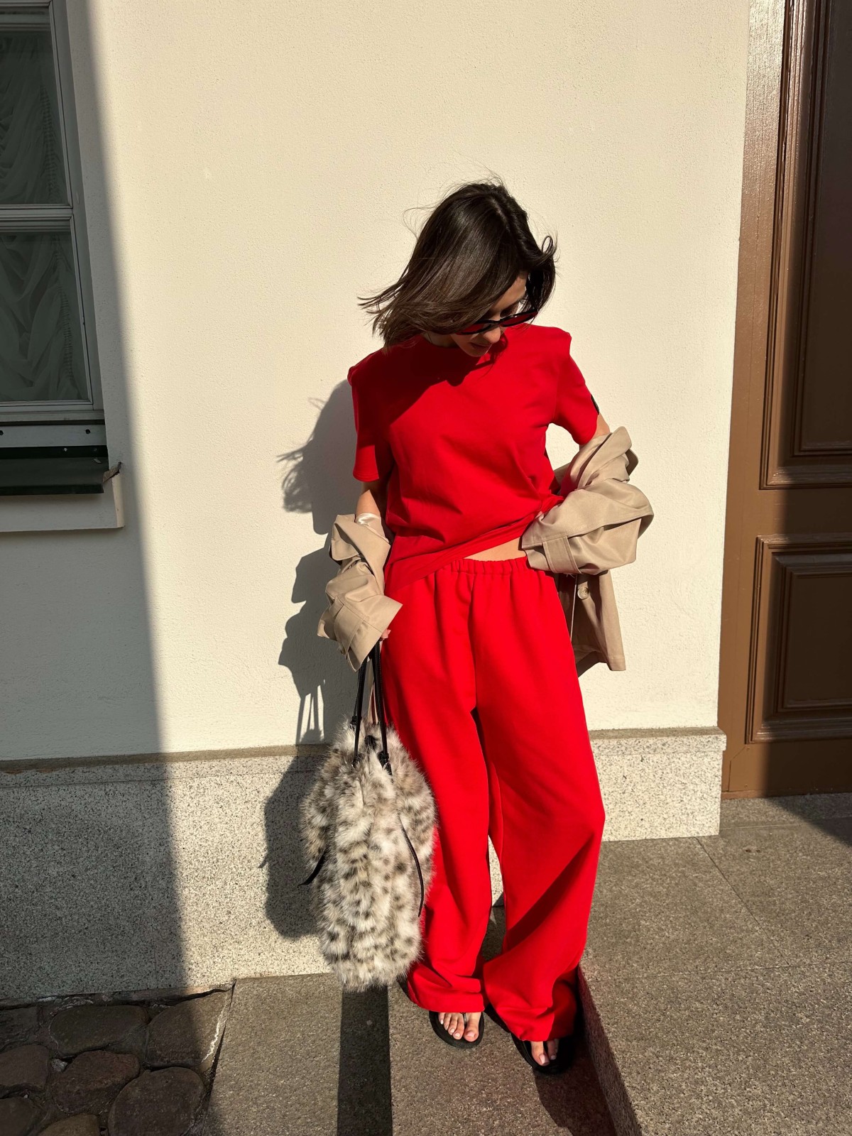 Джоггеры RED (красный)