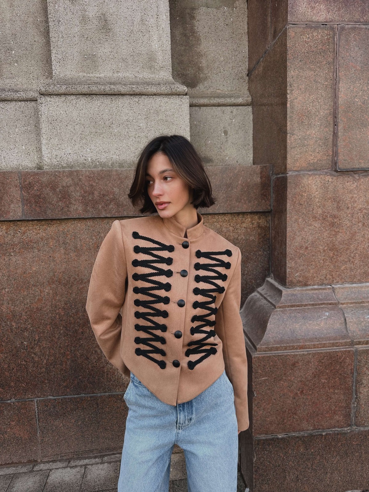 Жакет гусарский RUNWAY (рыжий)