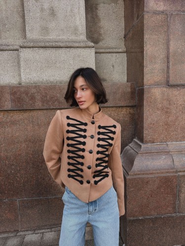 Жакет гусарский RUNWAY (рыжий)