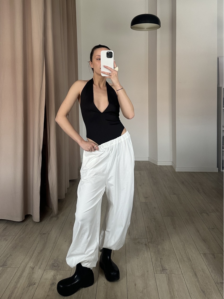 Джоггеры LAZY (молочный)