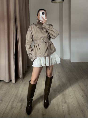 Тренч MINI (бежевый)
